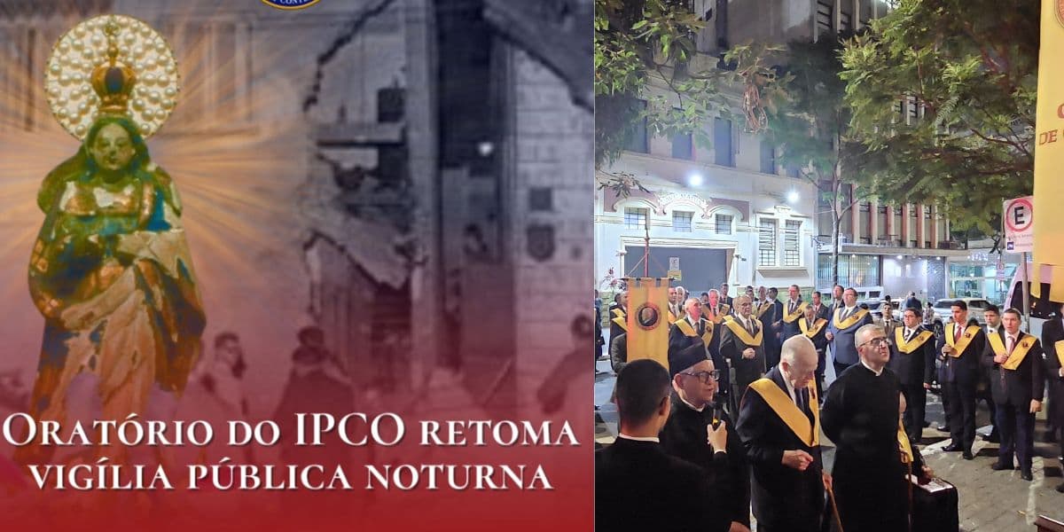 Oratório a Nossa Senhora: IPCO retoma os terços públicos