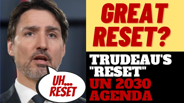 Jovens rejeitam Trudeau agenda 2030