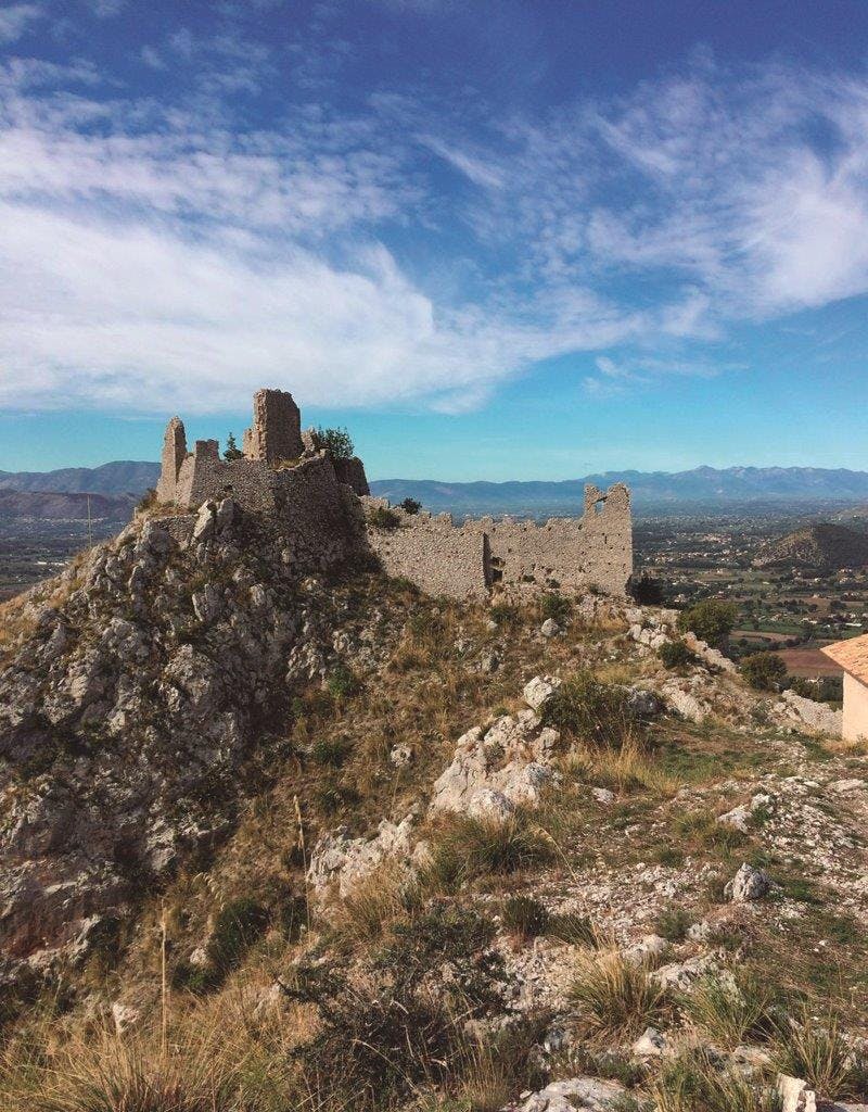 Roccasecca, castelo do Conde de Aquino