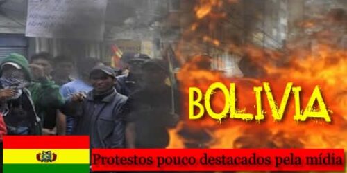 Bolívia: protestos pouco  destacados pela mídia