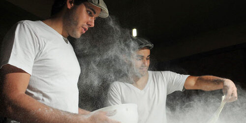 Pães na porta de casa em plena capital paulista?