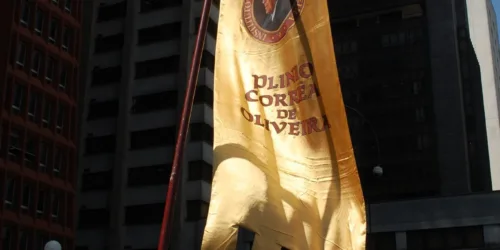 Instituto Plinio Corrêa de Oliveira ergue seus estandartes na Avenida Paulista
