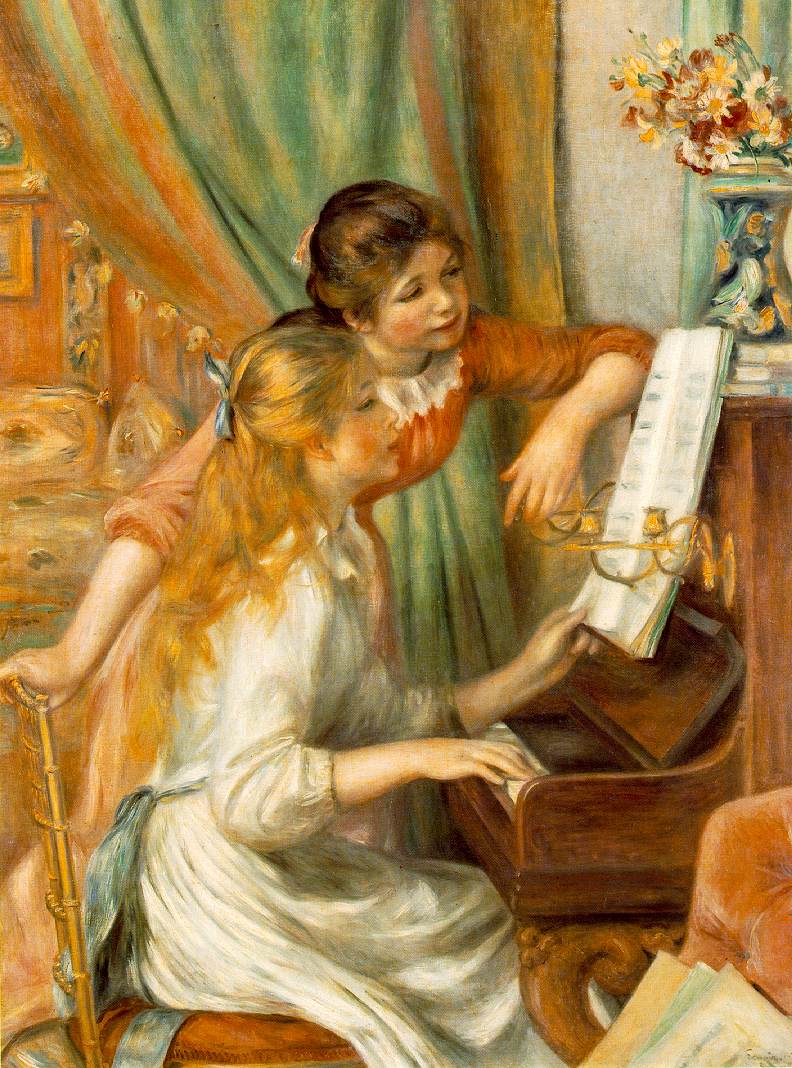 Pierre-Auguste Renoir - Moças ao Piano