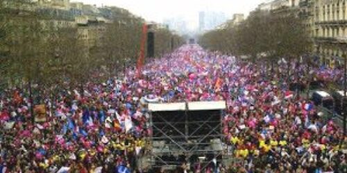 Mais de um milhão de franceses marcham novamente contra o “casamento” homossexual
