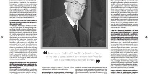 Excertos de uma fecunda entrevista