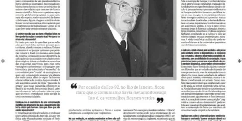 Excertos de uma fecunda entrevista
