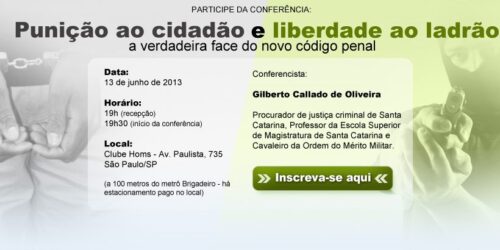 Cidadãos de bem atrás das grades