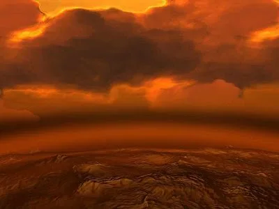 Superfície de Vênus: assim ficaria a Terra por causa do "aquecimento global", segundo Hansen.