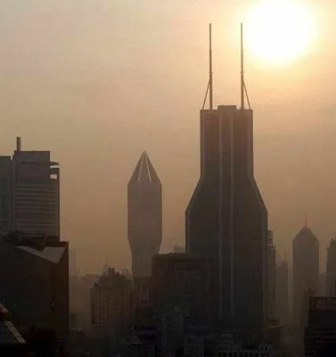 Amanhecer em Shangai, China