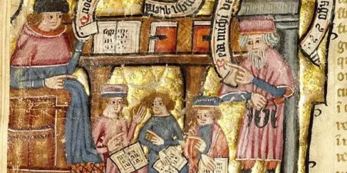 As crianças na escola. O ensino medieval – Parte 1