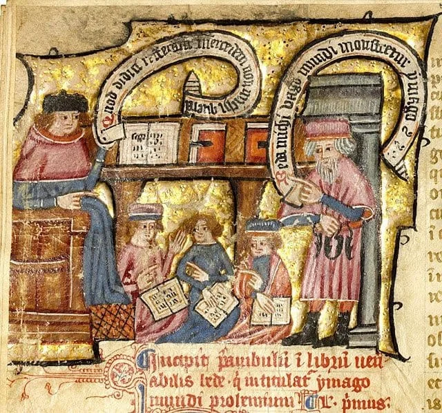 No momento, você está visualizando As crianças na escola. O ensino medieval – Parte 1