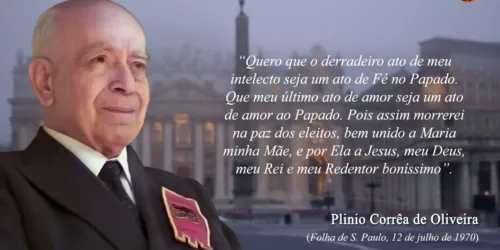 Homenagem do IPCO a seu inspirador Plinio Corrêa de Oliveira