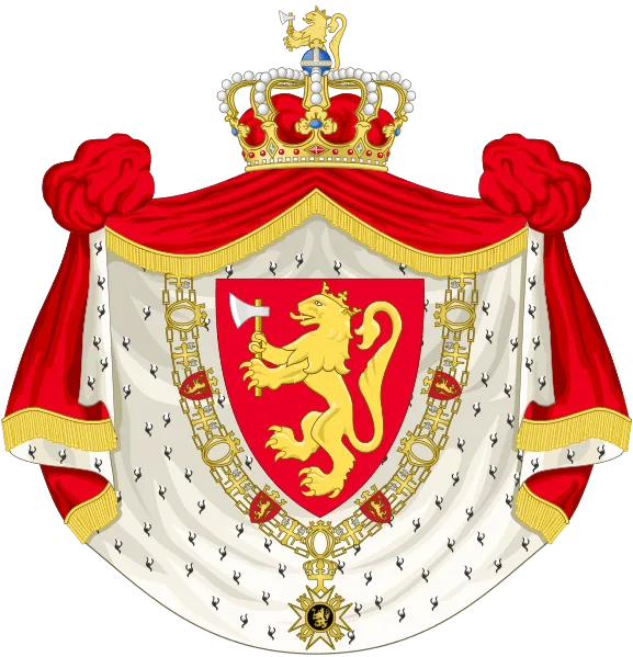 Brasão de Armas do Reino da Noruega 
