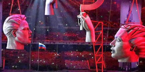 Festa dos Jogos Olímpicos na Rússia glorifica Stalin e URSS