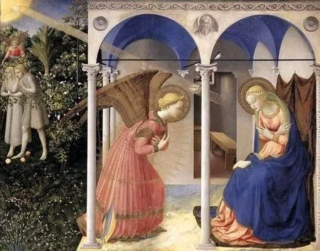 Anunciação do Anjo (por Fra Angélico)
