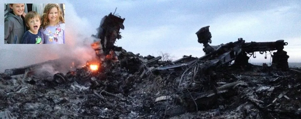 Três das crianças mortas no vôo MH17, de 17 de julho, da Malaysia Airlines