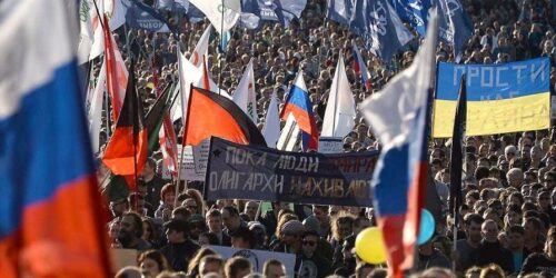 Moscovitas bradam: “Putin, chega de mentiras!”