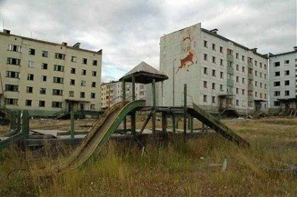 Em Moscou, conjunto habitacional que esta sendo abandonado pelos moradores
