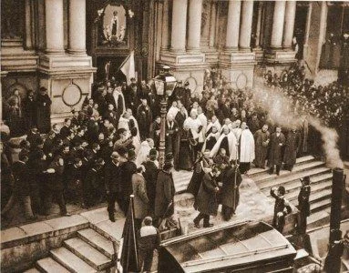Chegada do novo Patriarca de Veneza em 24-11-1894