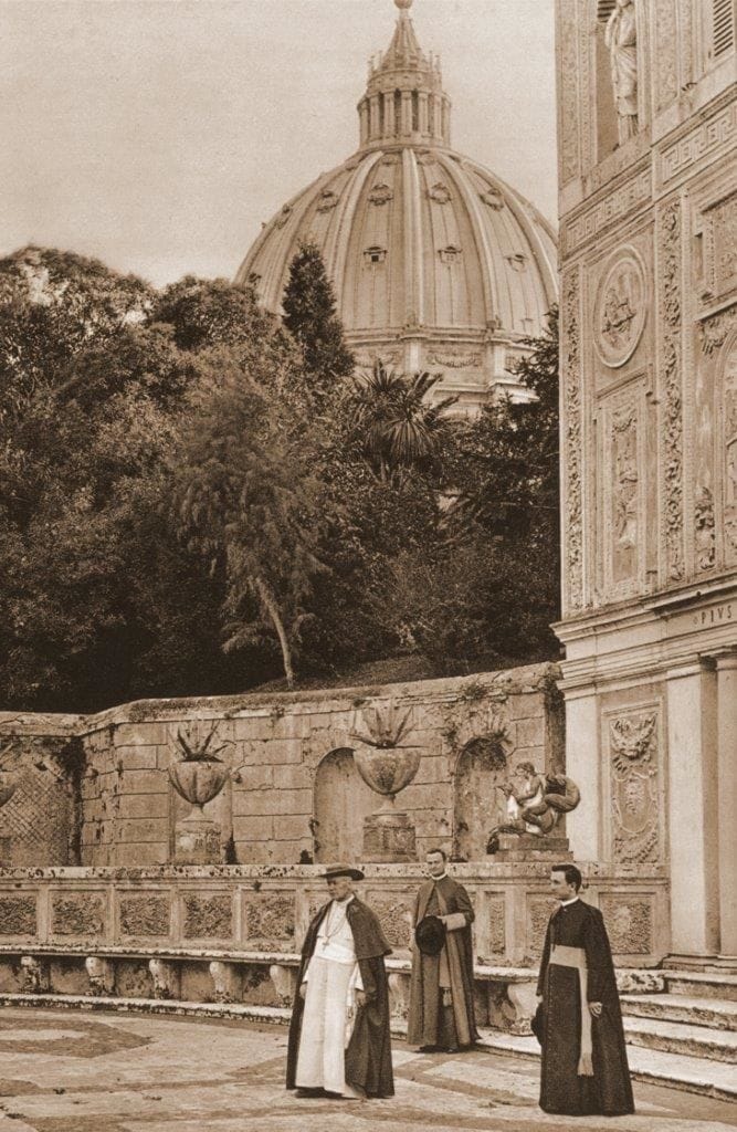O Pontífice no pavilhão de Pio IV