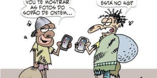 Mais de 60% dos brasileiros que passam fome têm celular, diz IBGE