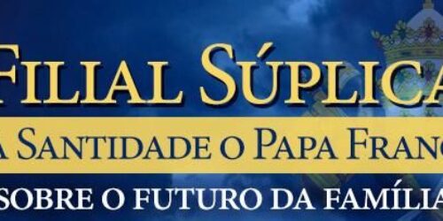 Assine pela internet o abaixo-assinado ao Papa Francisco em defesa da família