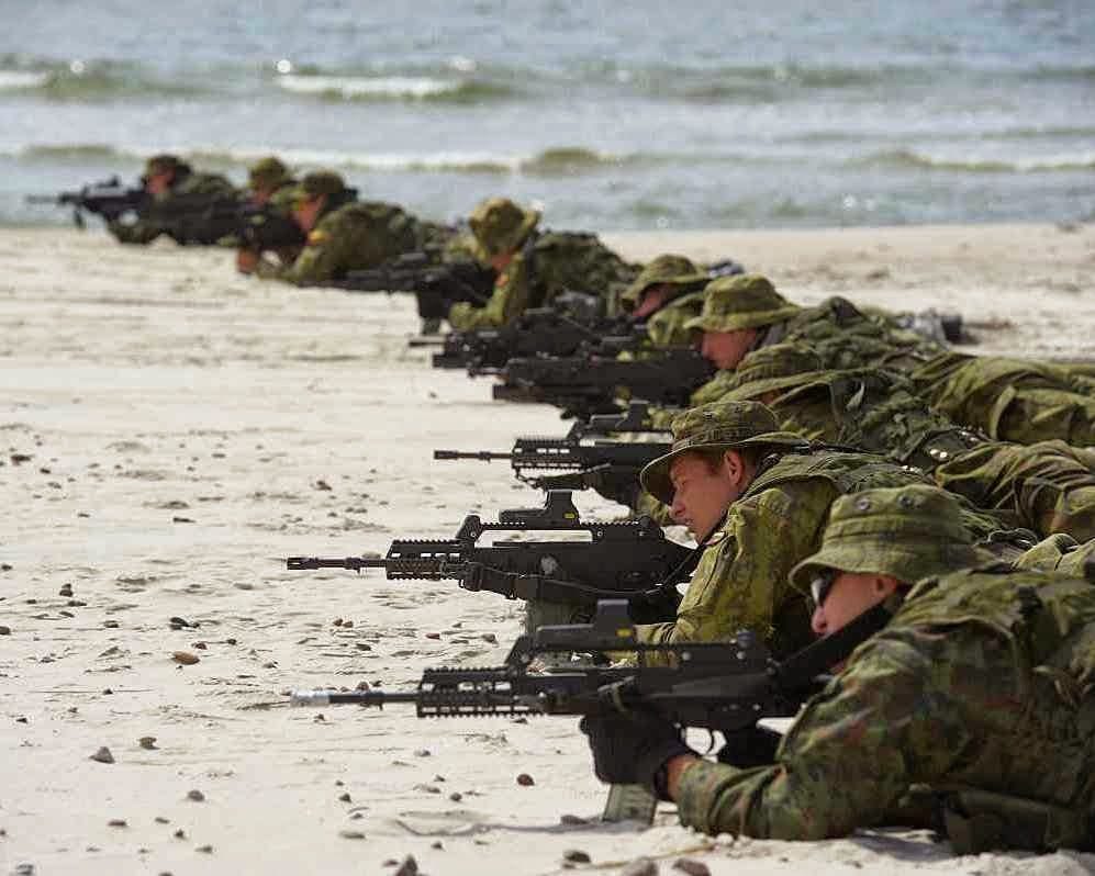 Forças Especiais da Lituânia. O país é pequenino mas disposto a se defender