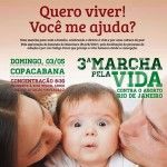 Marcha Pela Vida acontece no dia 3 de maio em Copacabana