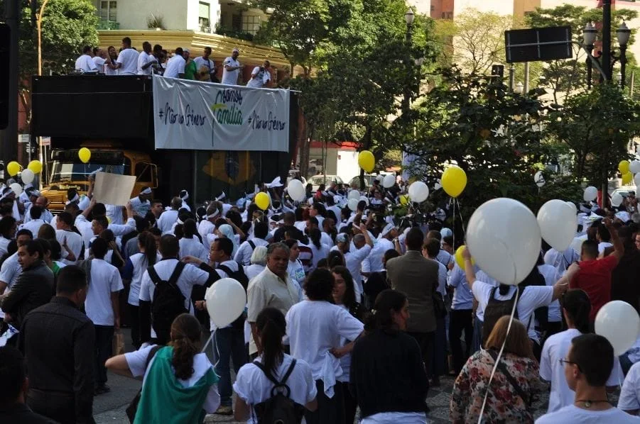 Manifestação contra a Ideologia de Gênero no PME de SP