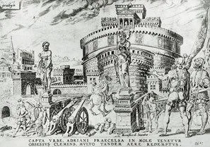 Landsknechte-Mercenaries-Besieging-Castel-Santangelo-During-The-Sack-Of-Rome-1527