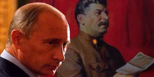 O espectro de Stalin reaparece encarnado em Putin, dizem professores