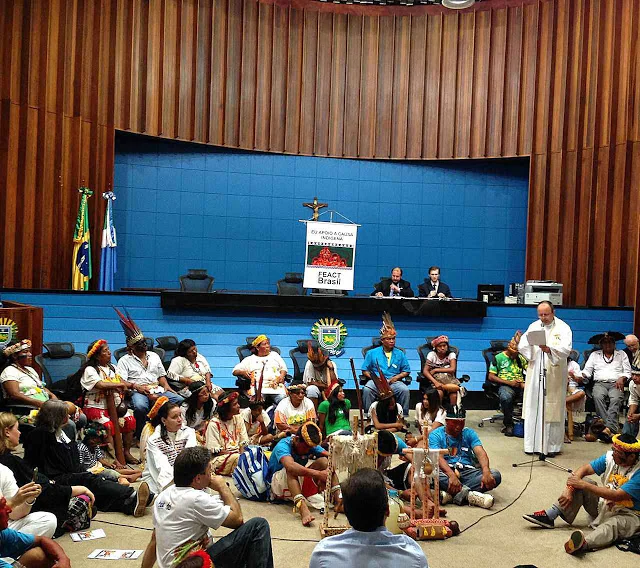 Sessão do CIMI no recinto da Assembleia Legislativa de MS