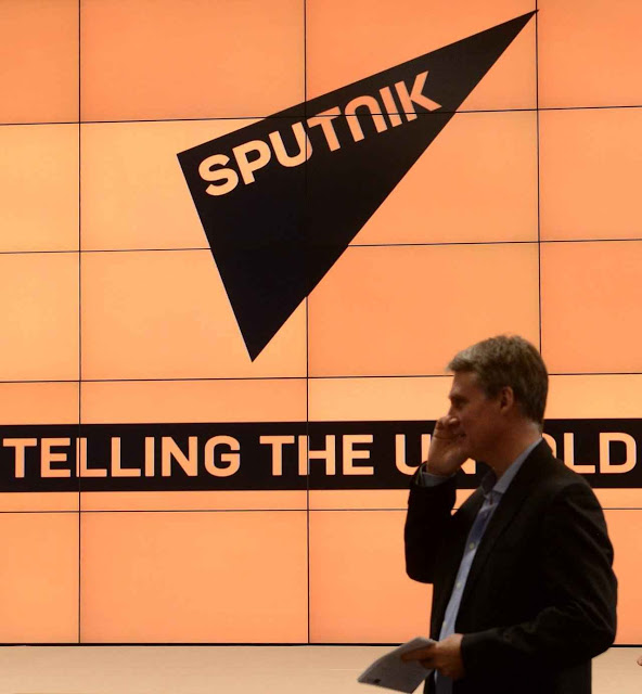 Sputnik uma máquina importante de falsas informações foi montada no mundo