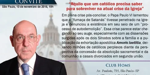 Palestra: Sobrevivendo na atual crise da igreja