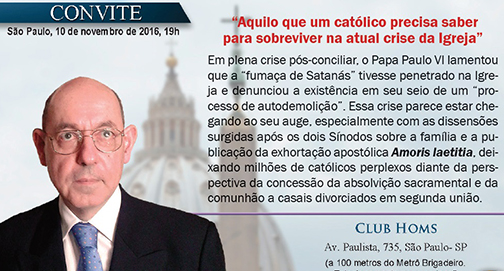 No momento, você está visualizando Palestra: Sobrevivendo na atual crise da igreja