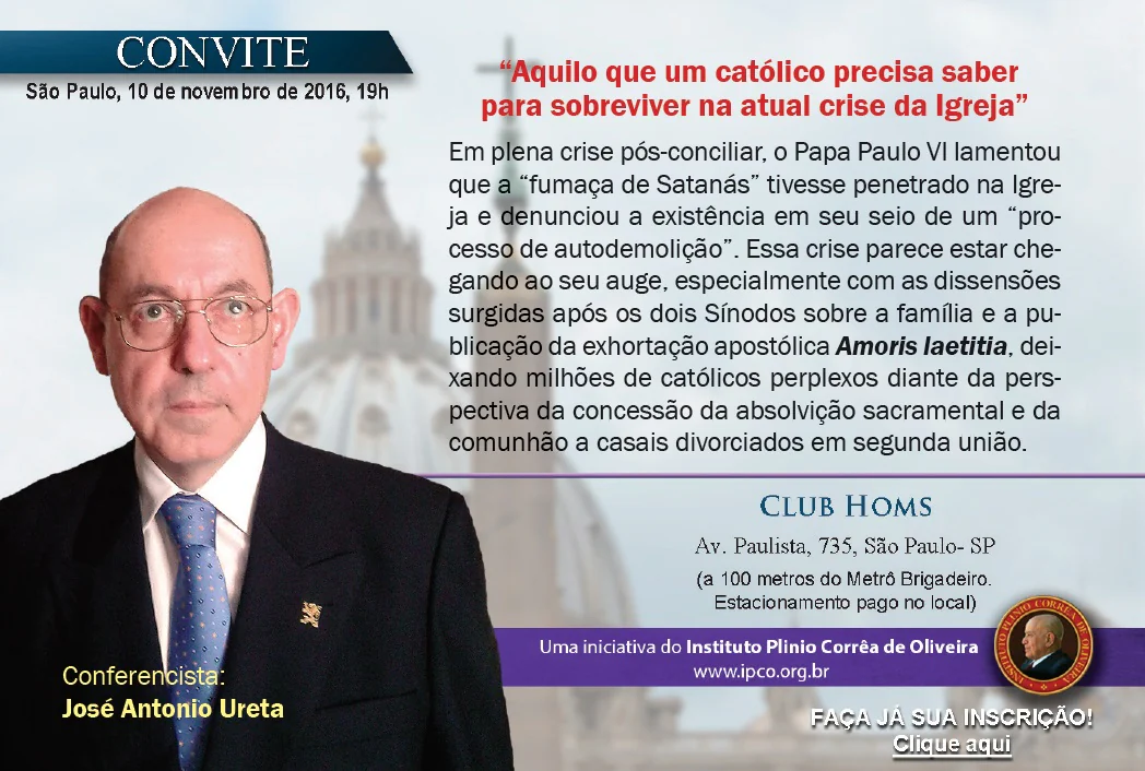 convite para a palestra