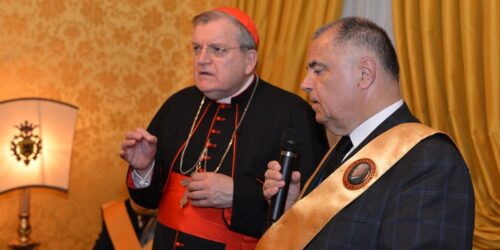 Visita de Sua Emª., o Cardeal Burke, à Sede do IPCO em São Paulo