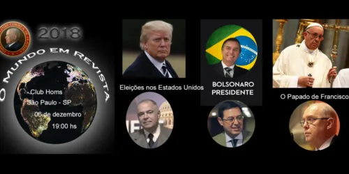 Inscreva-se para conferência: “2018 – O Mundo em Revista” – 06/12/2018