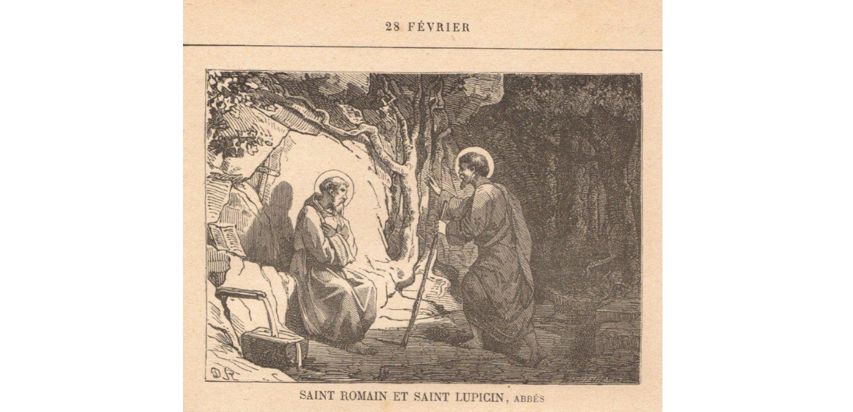 No momento, você está visualizando 28/02 – Santos Romano ou Romão Abade, e Lupicino, Confessores