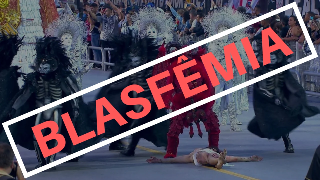 No momento, você está visualizando Para chocar os Cristãos às vésperas da Quaresma, Escola de Samba sacrilegamente blasfema contra Nosso Senhor Jesus Cristo