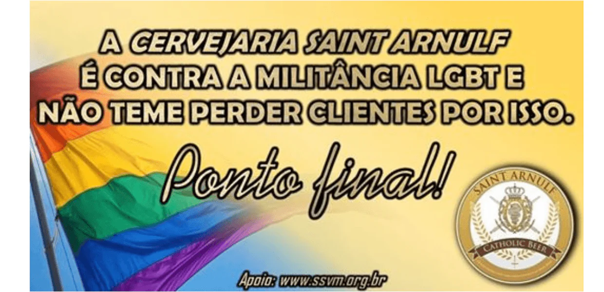 No momento, você está visualizando Cervejaria católica contra a militância lgbt; e nós também!