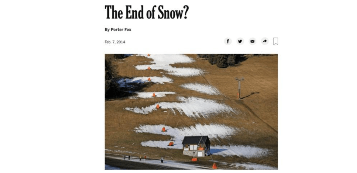 No momento, você está visualizando Os fanáticos do aquecimento global previram ‘o fim da neve’. Falharam!