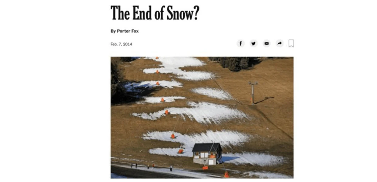 No momento, você está visualizando Os fanáticos do aquecimento global previram ‘o fim da neve’. Falharam!