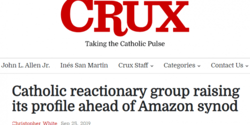 Dito por eles … – Comentário a um artigo do site Crux
