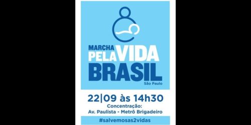 Marcha pela Vida em S. Paulo, dia 22 de Setembro de 2019