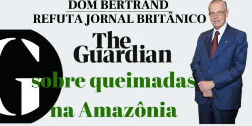 Dom Bertrand refuta jornal britânico sobre queimadas na Amazônia
