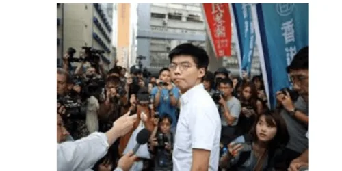 Liberdade na China? Líder de 22 anos, pró democracia em Hong Kong, impedido de concorrer às eleições