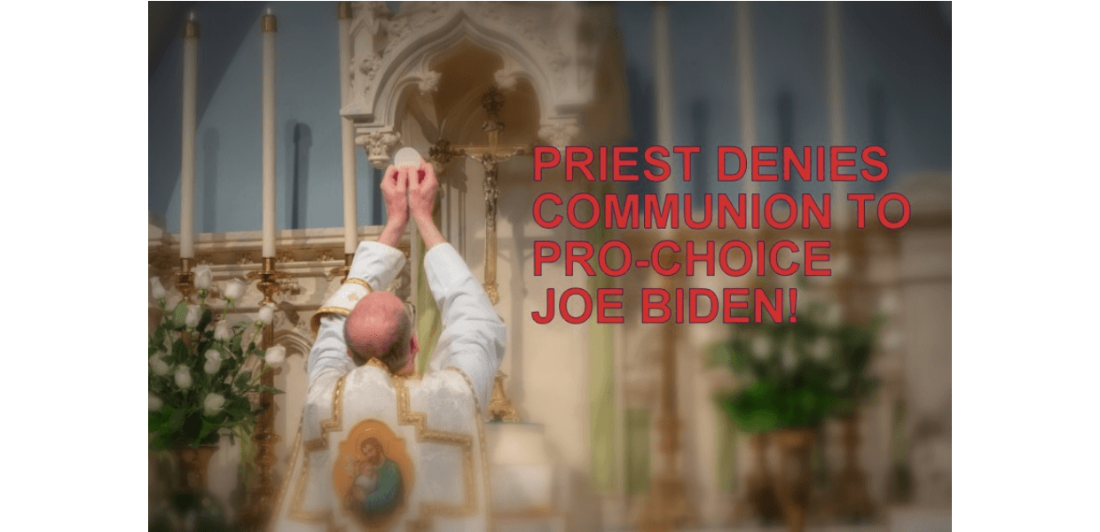No momento, você está visualizando Sacerdote americano recusa Comunhão a conhecido pró abortista