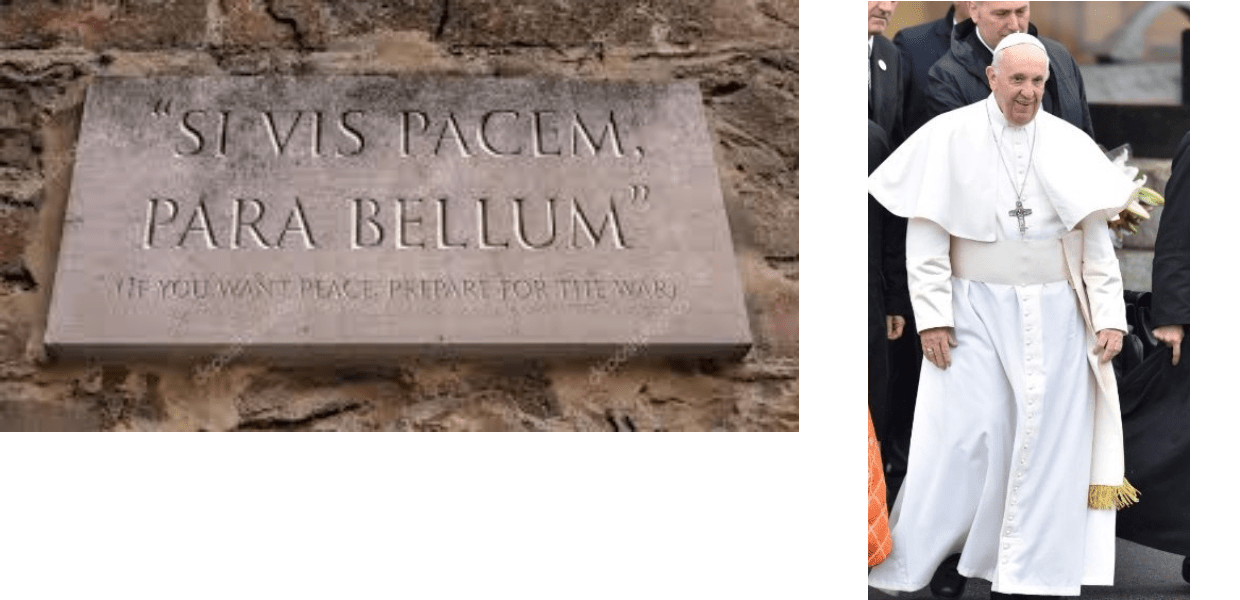 No momento, você está visualizando As Mensagens do Papa Francisco à China (comunista) e ao Japão; “Si vis pacem, para bellum”