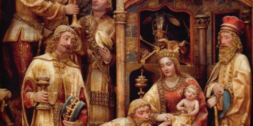 Os Reis Magos seguiram a estrela de Belém e encontraram o berço de Cristo